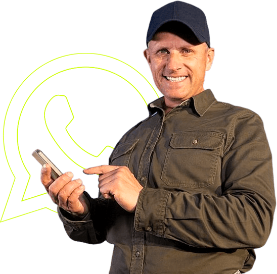 Agrônomo com tablet